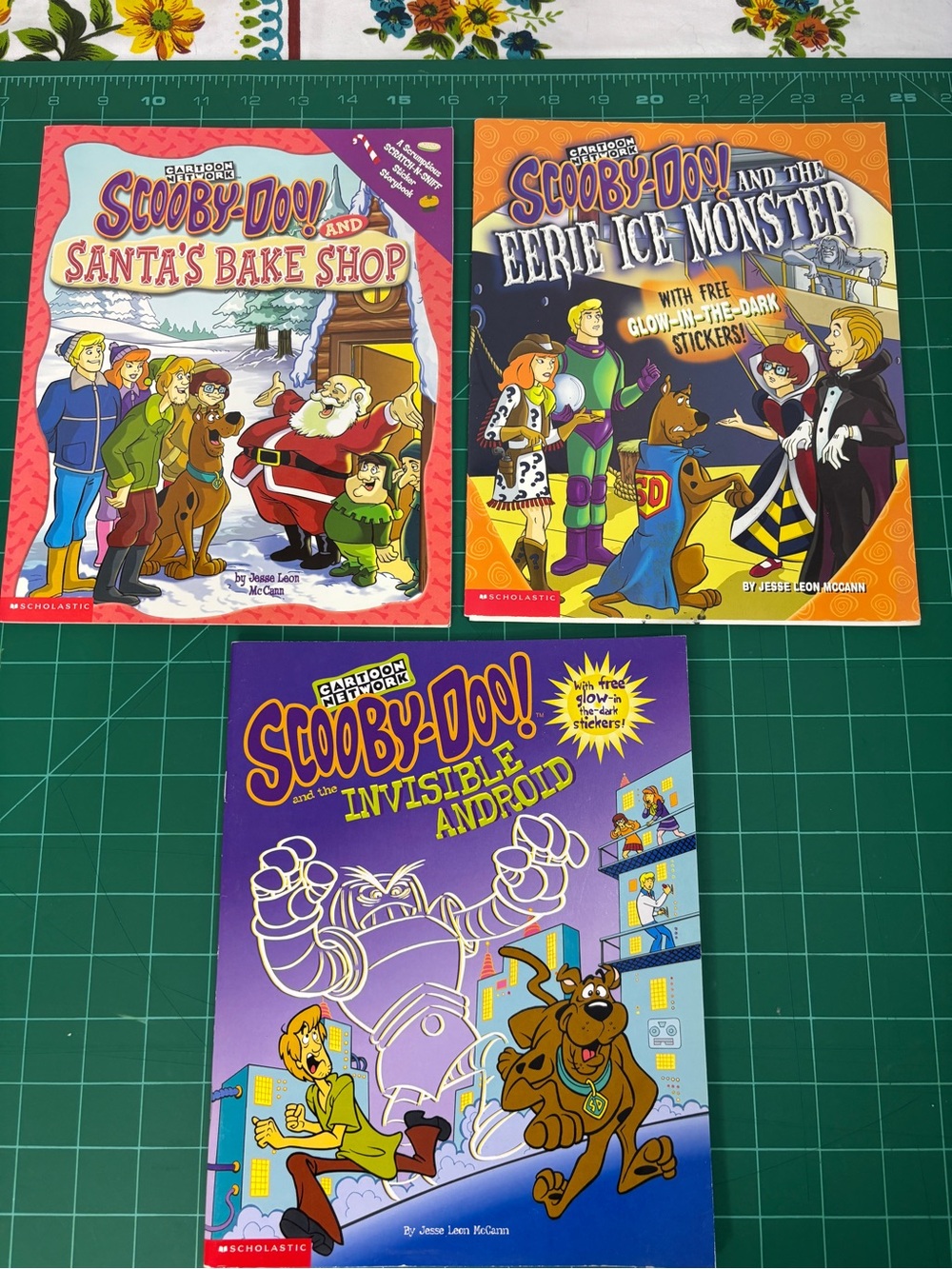 Vintage 2002 Scooby-Doo Kids Book Lot with Stickers Never Used Hanna Barbera